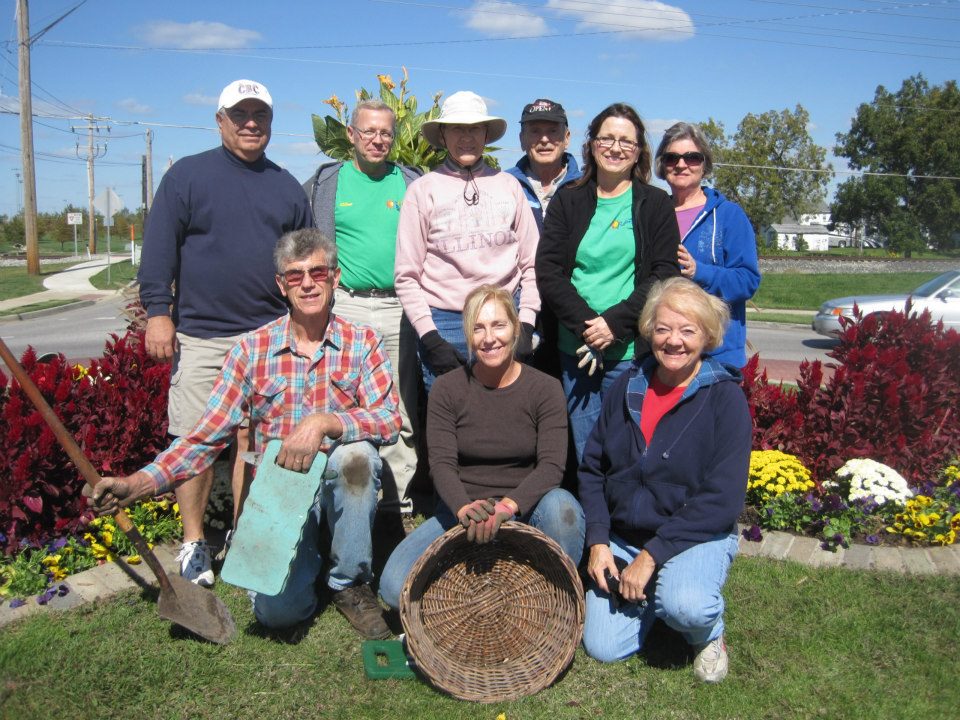Members of the O'Fallon Garden Club in O'Fallon, Illinois