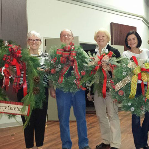 Annual Wreath Making Party