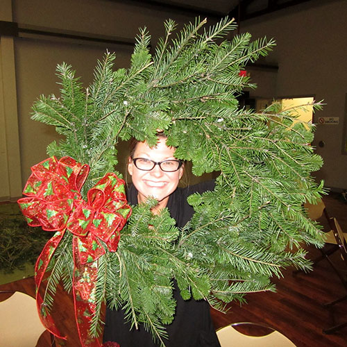 Annual Wreath Making Party