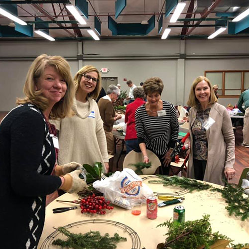 Annual Wreath Making Party